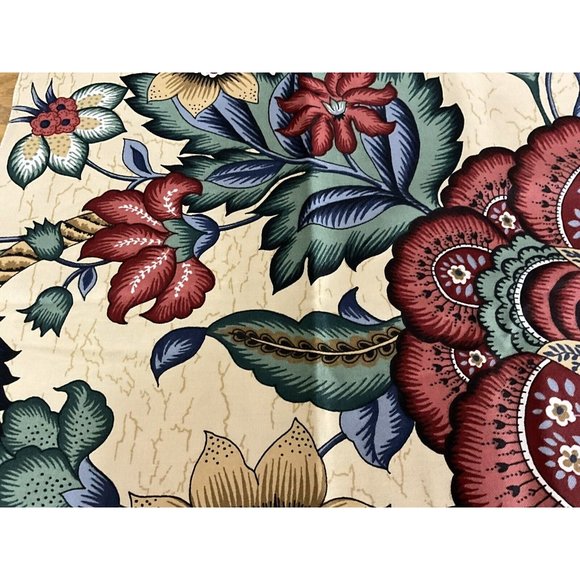 WAVERLY Home Decor Fabric  Greenfield Village/Henry Ford Musuem Floral 21" x 54" - Picture 14 of 16